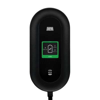 DEFA Power opptil 22KW, Display -  6M Integrert Type 2 kabel