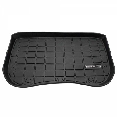 TSLA Frunk Mats TM3 — Gummimatter for bagasjerom foran til Tesla Model 3 (med varmepumpe)