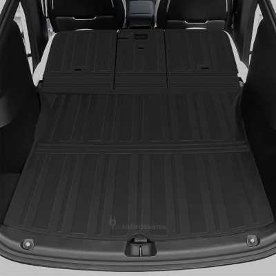 TSLA Trunk Mats TPE — Bagasjeromsmatte med beskyttelse for bakseterygg til Tesla Model Y
