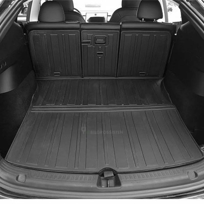 TSLA Trunk Mats TPE — Bagasjeromsmatte med beskyttelse for bakseterygg til Tesla Model Y