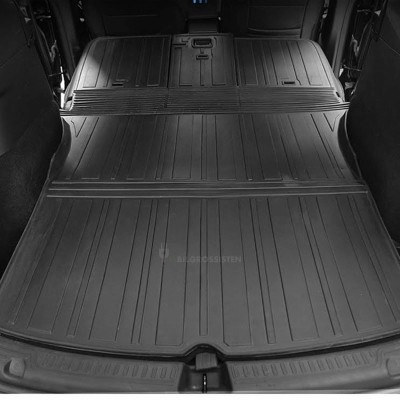 TSLA Trunk Mats TPE — Bagasjeromsmatte med beskyttelse for bakseterygg til Tesla Model Y