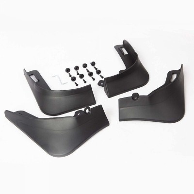 TSLA skvettlapper / mud flaps til Tesla Model Y — Komplett sett
